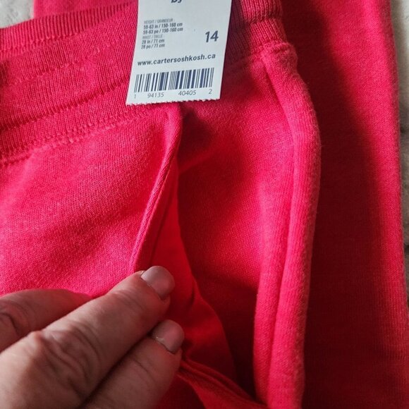 OshKosh B'gosh Classic Pull-On Joggers Red Youth Boys Size 14 - Picture 7 of 10
